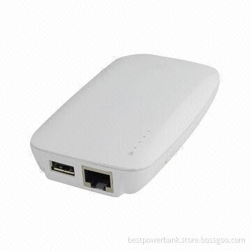 Multifunctional 6,600mAh USB Portable Power Bank with Wi-Fi 3G Router